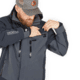 Norfin Rebel Pro Insulated Gray Rain Jacket - Men's, Gray, Large, 596003-L