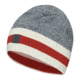 Norrona /29 Marl Knit Stripe Wool Beanie, Indigo Night, One Size, 7042698431110