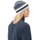 Norrona /29 Marl Knit Stripe Wool Beanie, Indigo Night/Snowdrop, One Size, 7042698463470