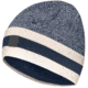 Norrona /29 Marl Knit Stripe Wool Beanie, Indigo Night/Snowdrop, One Size, 7042698463470