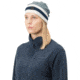 Norrona /29 Marl Knit Stripe Wool Beanie, North Atlantic, One Size, 7042698463494