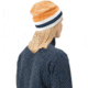 Norrona /29 Marl Knit Stripe Wool Beanie, Orange Popsicle, One Size, 7042698463487