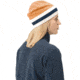 Norrona /29 Marl Knit Stripe Wool Beanie, Orange Popsicle, One Size, 7042698463487