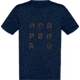 Norrona Cotton Slant Logo T-Shirt - Mens, Indigo Night, Medium, 3415-21-2295-M