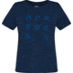 Norrona Cotton Slant Logo T-Shirt - Womens, Indigo Night, Small, 3420-21-2295-S