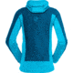 Norrona Falketind Alpha120 Zip Hood - Womens, Aquarius/Mykonos Blue, Small, 1873-20-2380-S