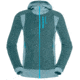 Norrona Falketind Alpha120 Zip Hood - Womens, North Atlantic/Tourmaline, Medium, 7042698458667
