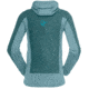 Norrona Falketind Alpha120 Zip Hood - Womens, North Atlantic/Tourmaline, Medium, 7042698458667