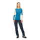 Norrona Falketind Equaliser Merino Round Neck - Womens, Hawaiian Surf/Snowdrop, Large, 1822-22 6633 L