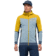 Norrona Falketind Warmwool Stretch Zip Hooded Jacket - Mens, Sulphur/Blue Fog, Extra Large, 1820-20 5011 XL