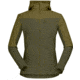 Norrona Falketind Warmwool Stretch Zip Hooded Jacket - Womens, Olive Drab/Olive Night, Extra Small, 1824-20 3908 XS