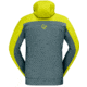 Norrona Falketind Warmwool2 Stretch Zip Hood - Mens, Sulphur Spring/North Atlantic, Medium, 7042698457653