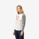 Norrona Femund Pureull Long Sleeve - Womens, Snowdrop/Light Grey, Small, 2676-24-9942-S