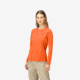 Norrona Femund Tech Long Sleeve - Womens, Orange Alert, Medium, 2630-24-5620-M