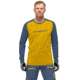 Norrona Fjora Equaliser Lightweight Long Sleeve - Mens, Sulphur/Vintage Indigo, Large, 2222-18 5012 L