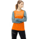 Norrona Fjora Equaliser Lightweight Long Sleeve Shirt - Womens, Orange Popsicle/Tourmaline, Small, 7042698471956