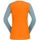 Norrona Fjora Equaliser Lightweight Long Sleeve Shirt - Womens, Orange Popsicle/Tourmaline, Small, 7042698471956