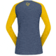 Norrona Fjora Equaliser Lightweight Long Sleeve - Womens, Sulphur/Vintage Indigo, Large, 2228-18 5012 L