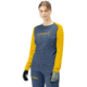 Norrona Fjora Equaliser Lightweight Long Sleeve - Womens, Sulphur/Vintage Indigo, Large, 2228-18 5012 L
