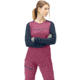 Norrona Fjora Equaliser Lightweight Long Sleeve - Womens, Violet Quartz/Indigo Night, Extra Small, 2228-18 6746 XS