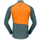 Norrona Fjora Equaliser Long Sleeve Zip Top - Mens, North Atlantic/Orange Popsicle, Medium, 7042698461353