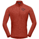 Norrona Fjora Equaliser Zip Top Long Sleeve - Mens, Rooibos Tea/Indigo Night, Extra Large, 2214-21 5511 XL