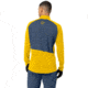 Norrona Fjora Equaliser Zip Top Long Sleeve - Mens, Sulphur/Vintage Indigo, Extra Large, 2214-21 5012 XL