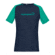 Norrona Fjr Equaliser Lightweight T-Shirt - Womens, Arcadia/Indigo Night, Extra Small, 7042698437402