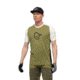 Norrona Fjr Wool T-Shirt - Mens, Olive Drab/Caviar, Large, 7042698425584