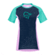 Norrona Fjr Wool T-Shirt - Womens, Indigo Night/Violet Tulle, Large, 7042698425744