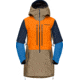 Norrona Lofoten Gore-Tex Pro Anorak - Womens, Elmwood/Orange Popsicle, Large, 1049-20-4404-L