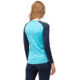Norrona PureUll Norrona Long Sleeve - Womens, Aquarius/Indigo Night, Extra Small, 5266-21 2374 XS