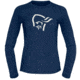 Norrona PureUll Norrona Long Sleeve - Womens, Indigo Night, Extra Small, 5266-21 2295 XS