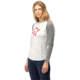 Norrona PureUll Norrona Long Sleeve - Womens, Snowdrop/Castor Grey, Medium, 5266-21 9942 M