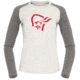 Norrona PureUll Norrona Long Sleeve - Womens, Snowdrop/Castor Grey, Medium, 5266-21 9942 M