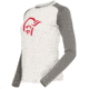 Norrona PureUll Norrona Long Sleeve - Womens, Snowdrop/Castor Grey, Medium, 5266-21 9942 M