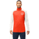 Norrona PureUll Norrona Zip Neck Shirt - Mens, Arednalin Red/Snowdrop, Medium, 5270-21 5643 M
