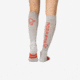 Norrona Senja Merino Lightweight Socks Long, Light Grey/Arednaline, 40-42, 5802-23-8015-40-42
