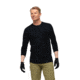Norrona Skibotn Wool 3/4 T-Shirt - Mens, Caviar, Medium, 7042698392923