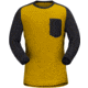 Norrona Skibotn Wool 3/4 T-Shirt - Mens, Golden Palm, Large, 7042698463500