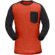 Norrona Skibotn Wool 3/4 T-Shirt - Mens, Rooibos Tea, Extra Large, 4202-20 5510 XL