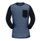 Norrona Skibotn Wool 3/4 T-Shirt - Mens, Vintage Indigo, Extra Large, 7042698430755