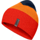 Norrona Striped Mid Weight Beanie, Arednalin/Orange Popsicle, One Size, 1463-16-5639-ONE SIZE