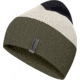 Norrona Striped Mid Weight Beanie, Olive Night/Snowdrop, One Size, 1463-16-3310-ONE SIZE
