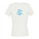 Norrona Svalbard Wool T- Shirt - Womens, Ecru/Heritage Blue, Medium, 7042698430892