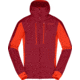 Norrona Trollveggen Powerstretch Pro Zip Hooded Jacket - Mens, Rhubarb, Medium, 1623-19-5700-M