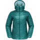 Norrona Trollveggen Superlight Down850 Hood Jacket - Womens, Everglade, Large, 1621-22-3413-L
