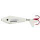 Northland Buck-Shot Coffin Spoon - 1/Card - 1/8Oz - #8 Hook -Super-Glo Exo White, BRCS3-131