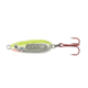 Northland Fishing Tackle Glass Buck-Shot Spoon, Silver Flourescent Chartreuse, 3/32 oz, NL-GBRS2-1011