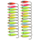 Northland Fishing Tackle Gum-Drop Floater Jig, 3 Card, Assorted, #2, NL-PJ2-99